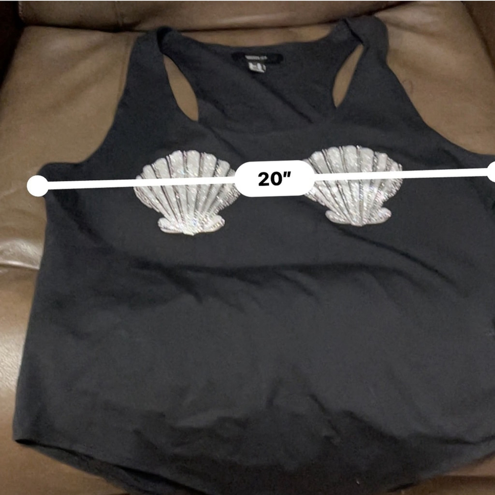 Forever 21 Plus Size Seashell Bodysuit - Embellished 2X - Picture 5 of 6